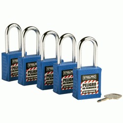 Kit De 5 Candados Mk Steelpro X10