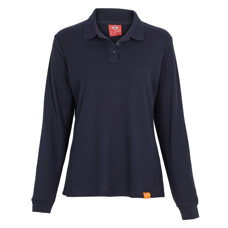 Polera Pique Manga Larga Mujer