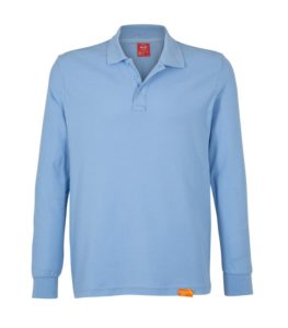 Polera pique manga larga hombre 60% Algod?n